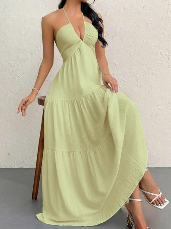 Louie Sand Sleeveless A-Line Summer Dress – Casual Beach & Party Wear